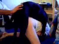 Perky ass chick got banged by black dog